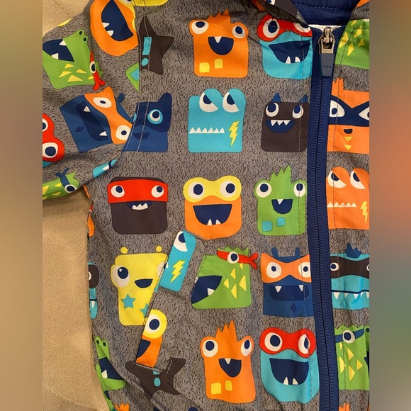 Gymboree Baby | Monster Windbreaker Jacket, EUC, 12-18 months - Picture 5 of 8